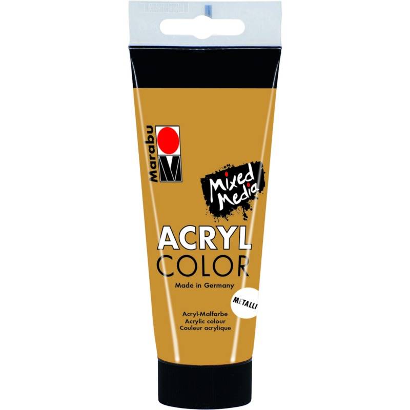 Marabu Acrylfarbe "AcrylColor", gold, 100 ml