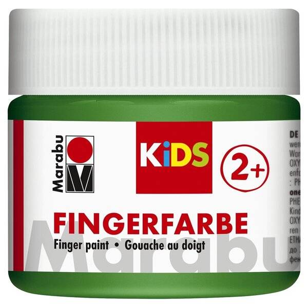 Fingerfarbe Kids - 100 ml grün.