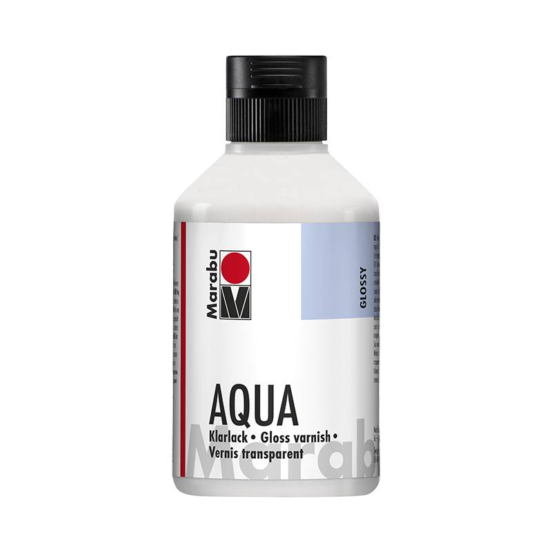 Marabu Acryllack Klarlack AQUA, transparent-glänzend, 250 ml