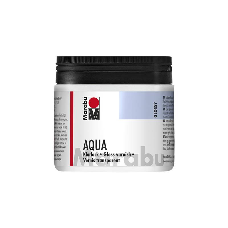 Marabu Acryllack Klarlack AQUA, transparent-glänzend, 500 ml