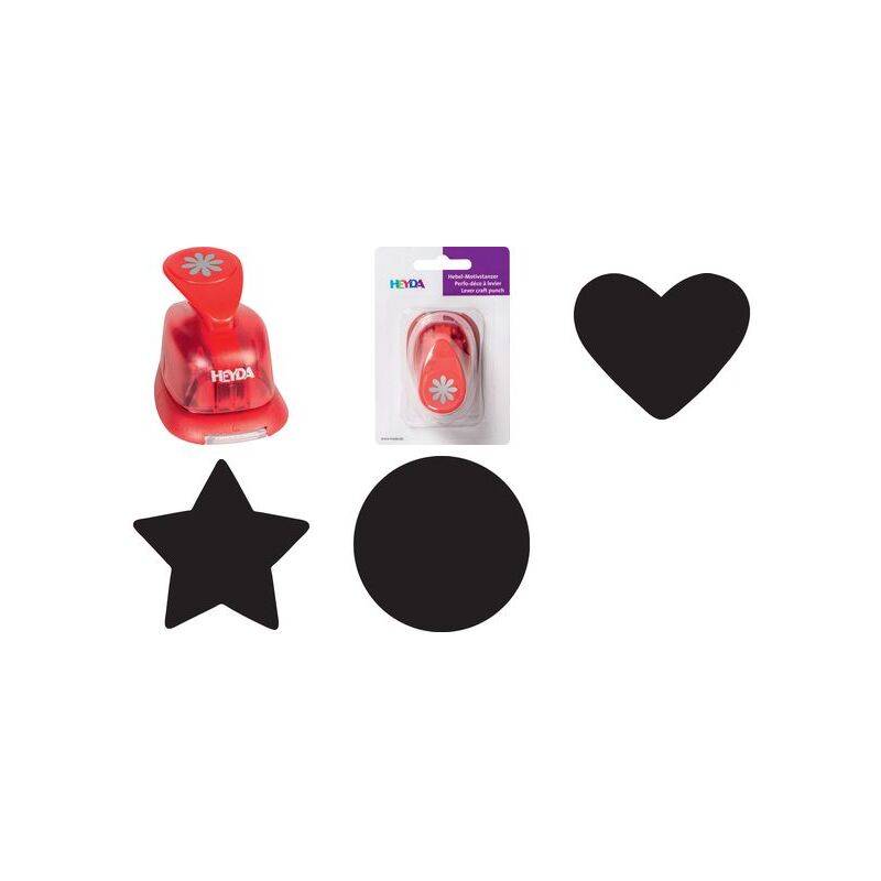 HEYDA Motivstanzer Schmetterling, klein, Farbe: rot