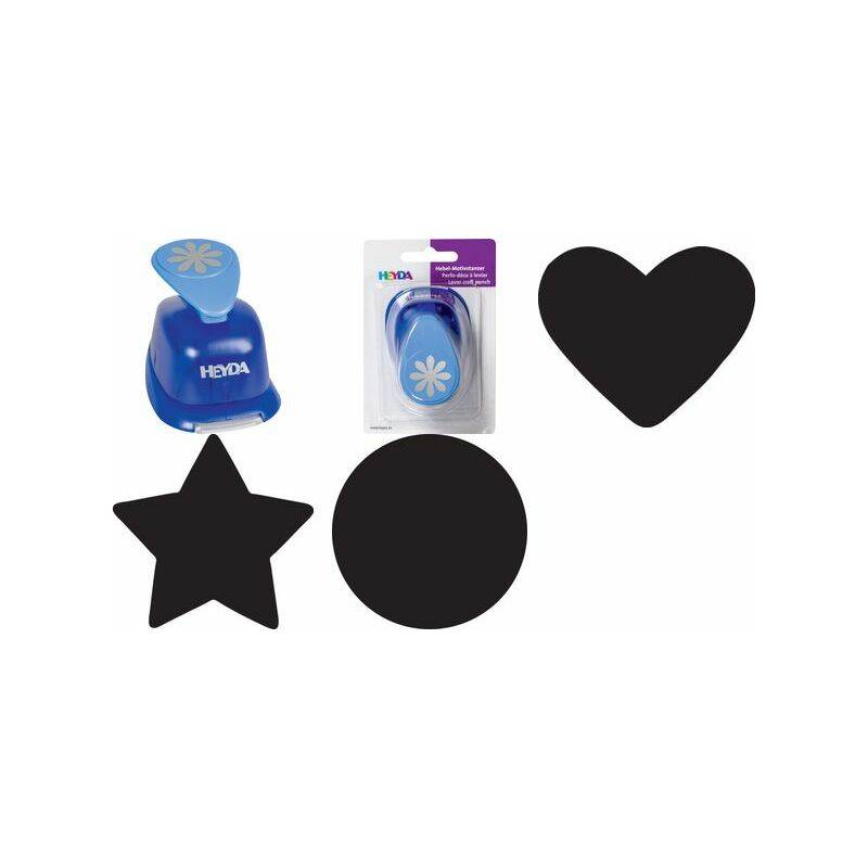 HEYDA Motivstanzer "Kreis", groß, Farbe: blau