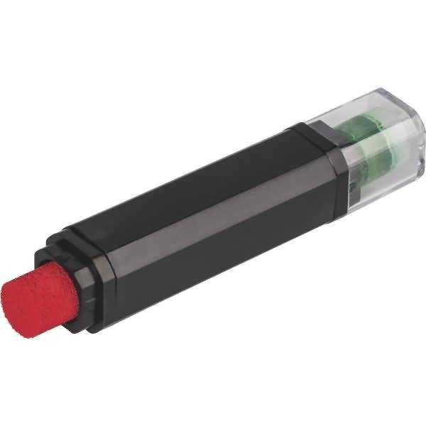 Stempelset Holz 3 Weihnachtsmotive 1,5x15cm Stempelstift rot/grün