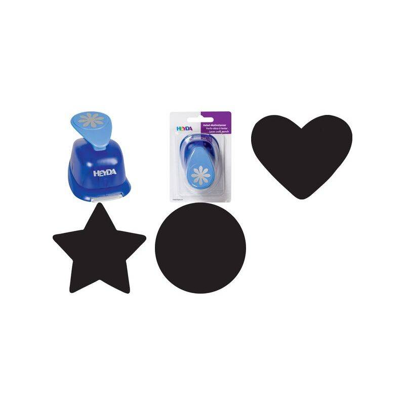 HEYDA Motivstanzer "Blume II", groß, Farbe: blau