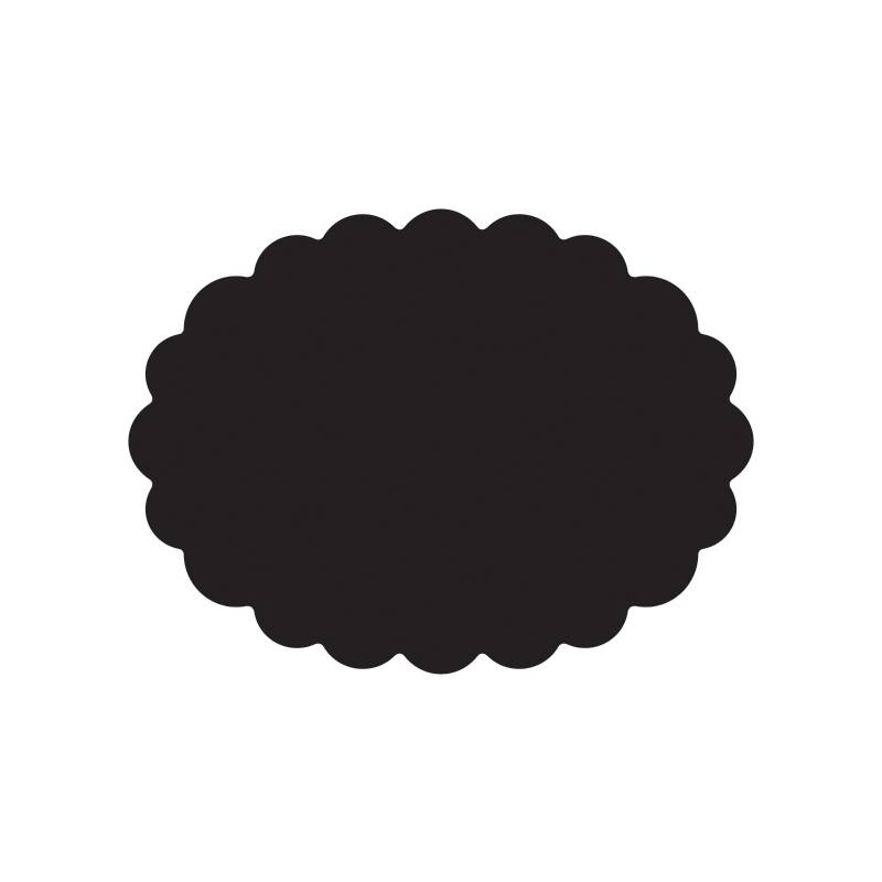 HEYDA Motivstanzer XXL "Oval geriffelt", Farbe: grün