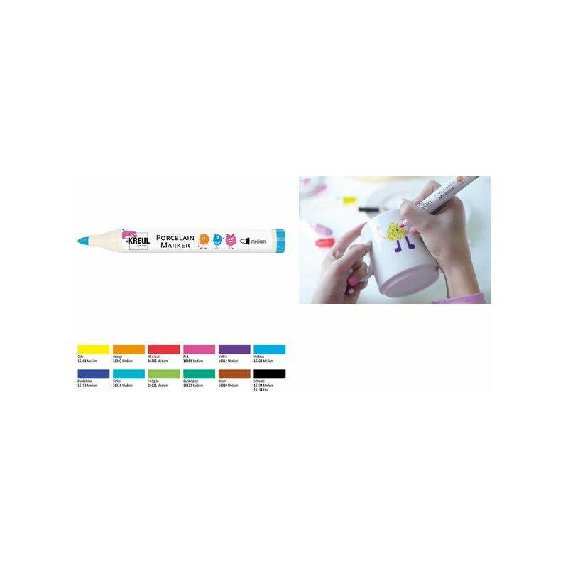 KREUL Porcelain Marker medium, gelb