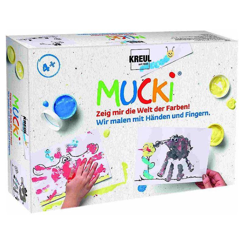 KREUL Fingerfarbe "MUCKI", 5 x 50 ml Set