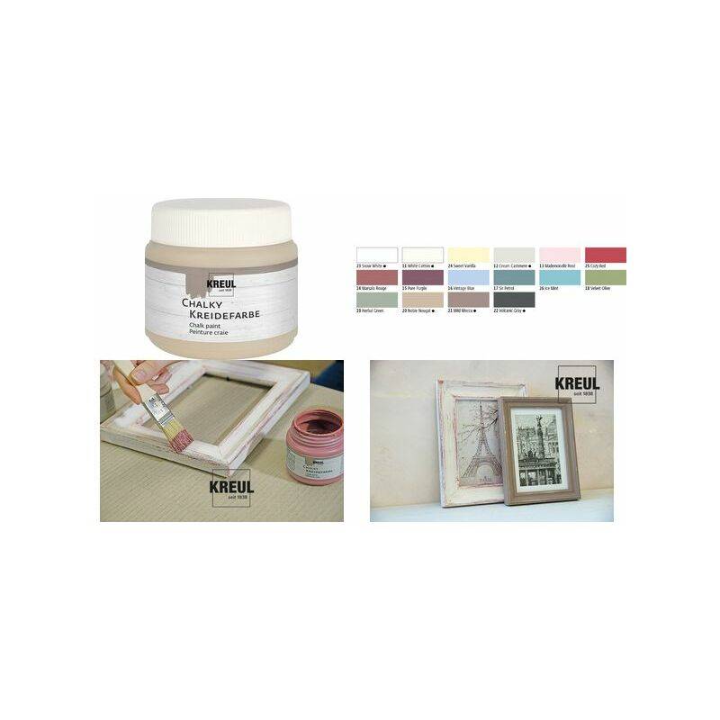 KREUL Kreidefarbe Chalky, Cream Cashmere, 150 ml