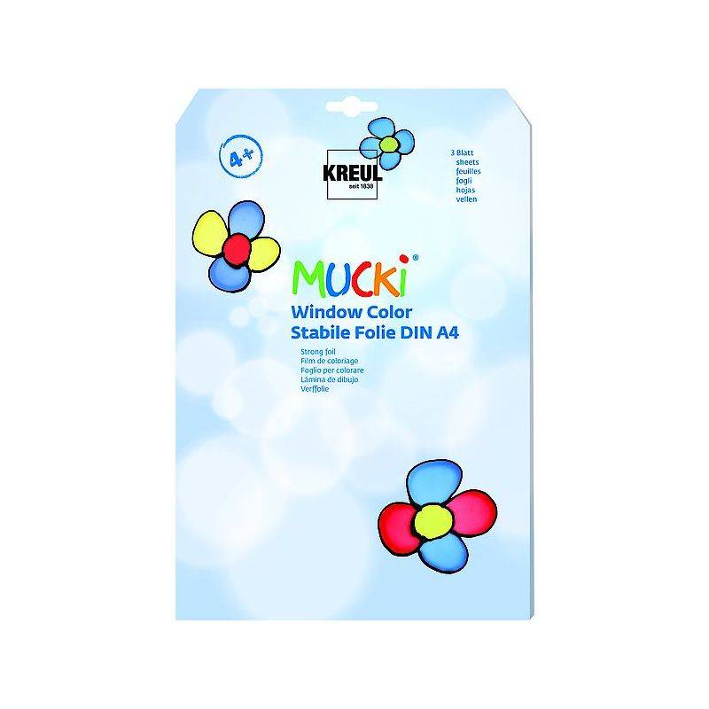 KREUL Spezialfolie für Window Color MUCKI, DIN A4