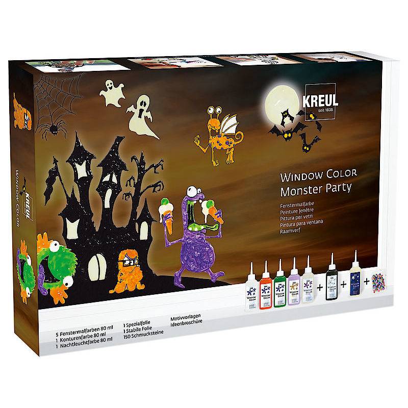 KREUL Window Color Set "Monster Party"