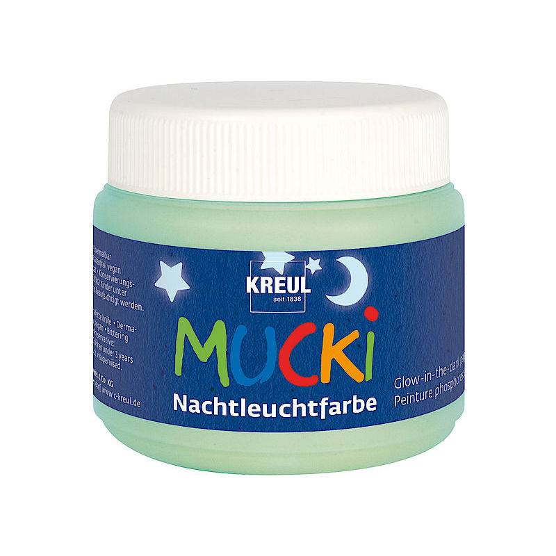 KREUL Kinder-Nachtleuchtfarbe "MUCKI", 150 ml