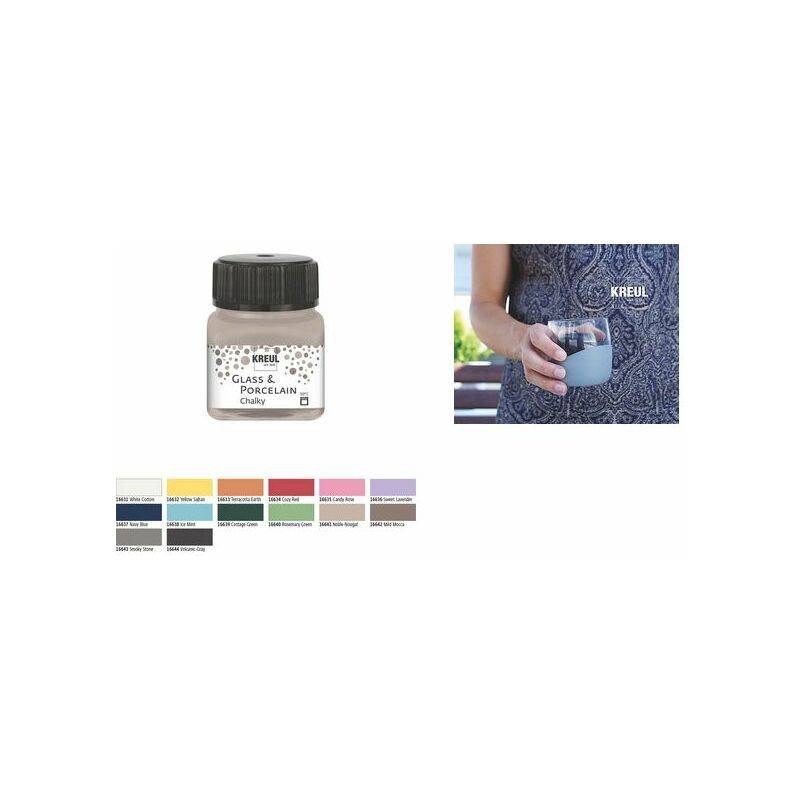 KREUL Glas- und Porzellanfarbe Chalky, Candy Rose