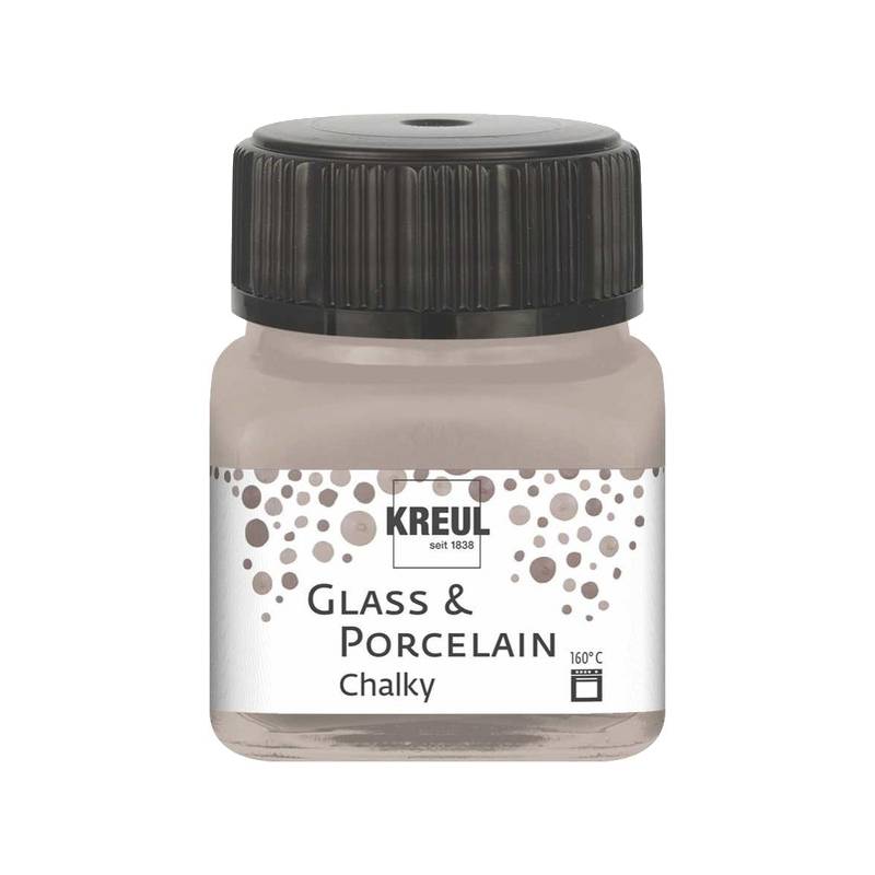 KREUL Glas- und Porzellanfarbe Chalky, Noble Nougat