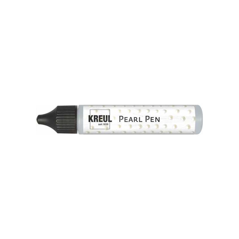 KREUL Effektfarbe Pearl Pen, silber, 29 ml