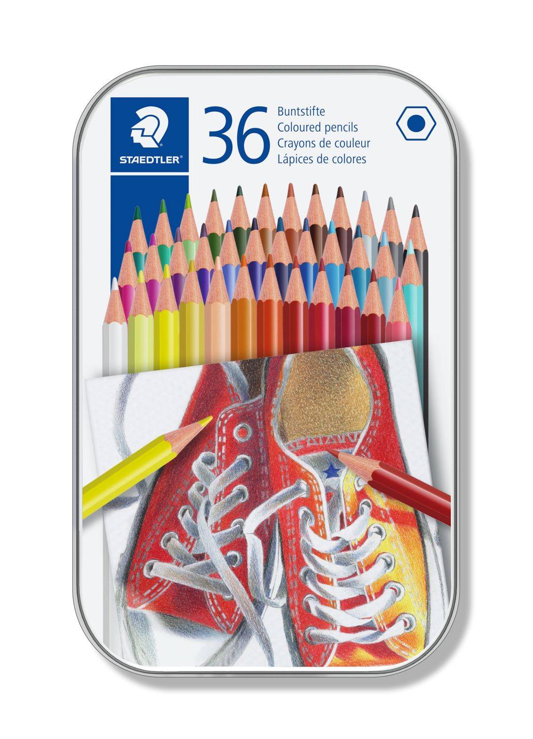 STAEDTLER 175 - Farbstift - verschiedene Farben (Packung mit 36)