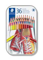 STAEDTLER 175 - Farbstift - verschiedene Farben (Packung mit 36)