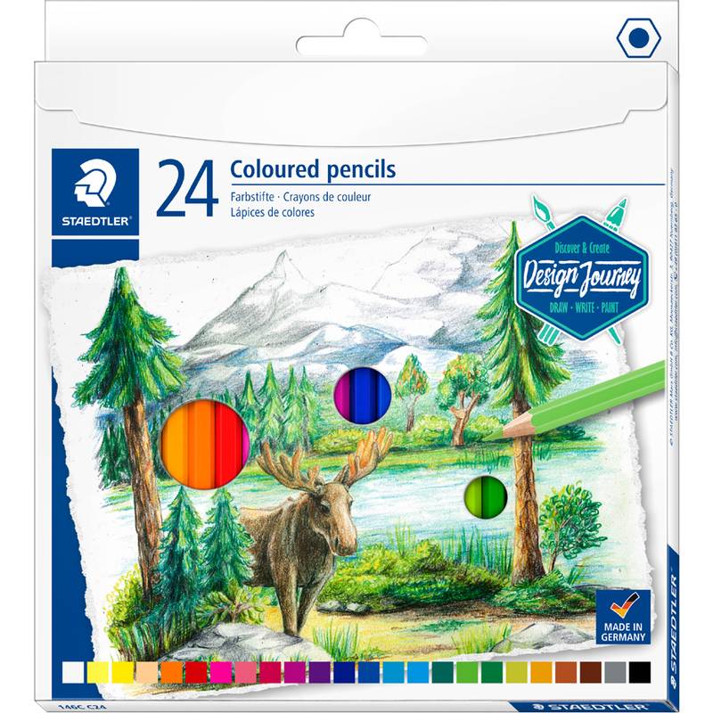 STAEDTLER Buntstift Design Journey, 24er Kartonetui