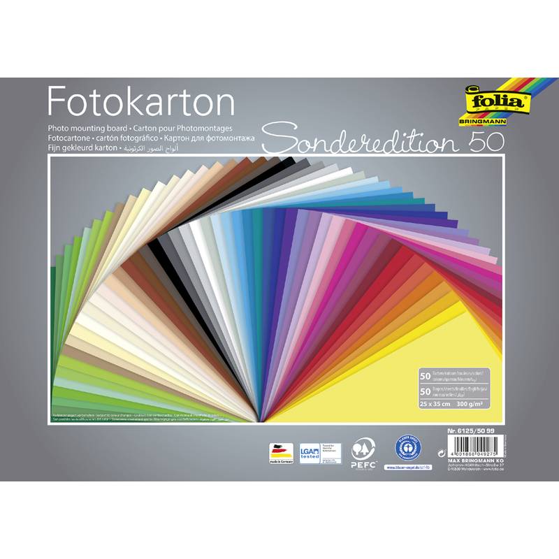Folia 6125/50 99 - 50 Blätter - 25 x 35 cm - 50 sheets