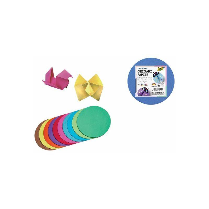 folia Faltblätter, Durchmesser: 150 mm, 70 g/qm, 100 Blatt