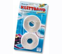 Folia 2302 - 2 m - Weiß - 20 mm - 2 Stück(e) - Klettband selbstklebend - 20mm x
