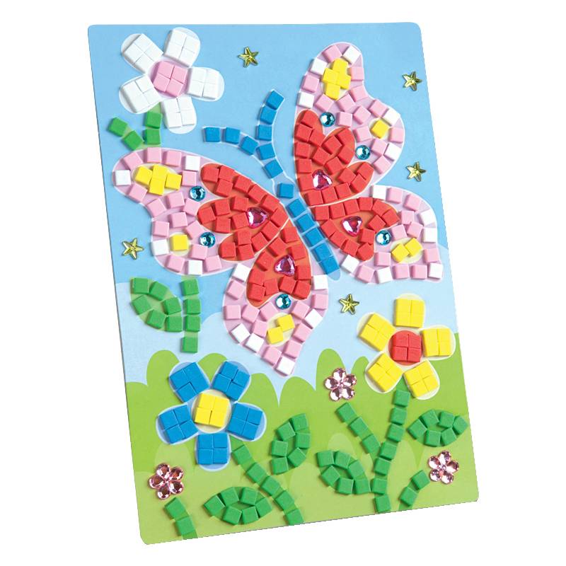 folia Moosgummi-Mosaik "Schmetterling", 405 Teile