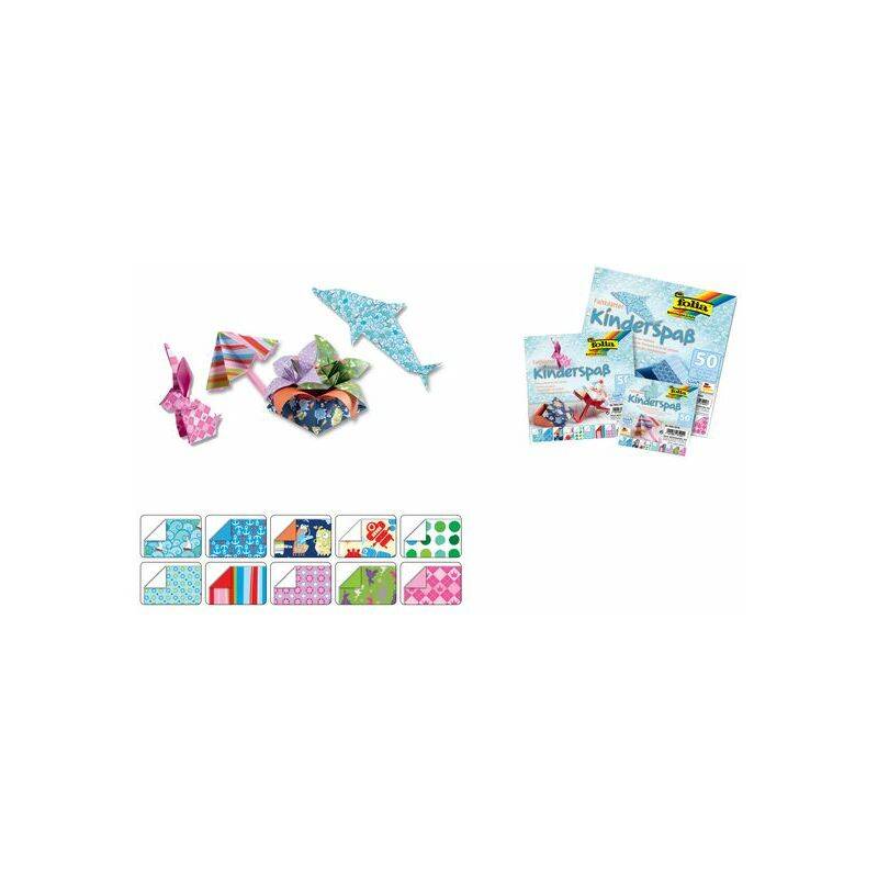 folia Faltblätter KINDERSPASS, 100 x 100 mm, 50 Blatt
