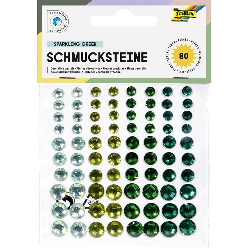 folia Schmucksteine "Emerald Dream", selbstklebend