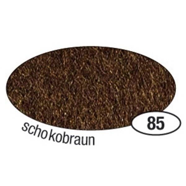 Bastelfilz - 20 x 30 cm schokobraun.