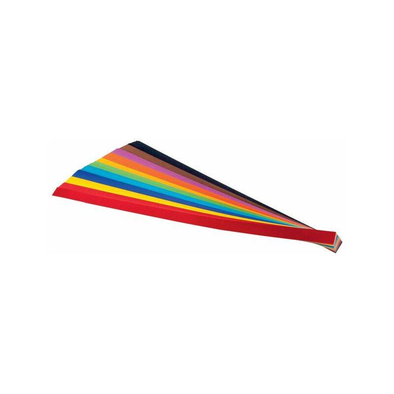 folia Flechtstreifen (B)10 x (L)500 mm, farbig sortiert