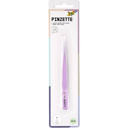 folia Pinzette, spitz, Länge: 135 mm, violett beschichtet