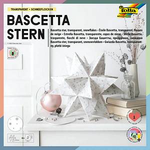 Folia Faltblätter Bascetta-Stern Schneeflocke