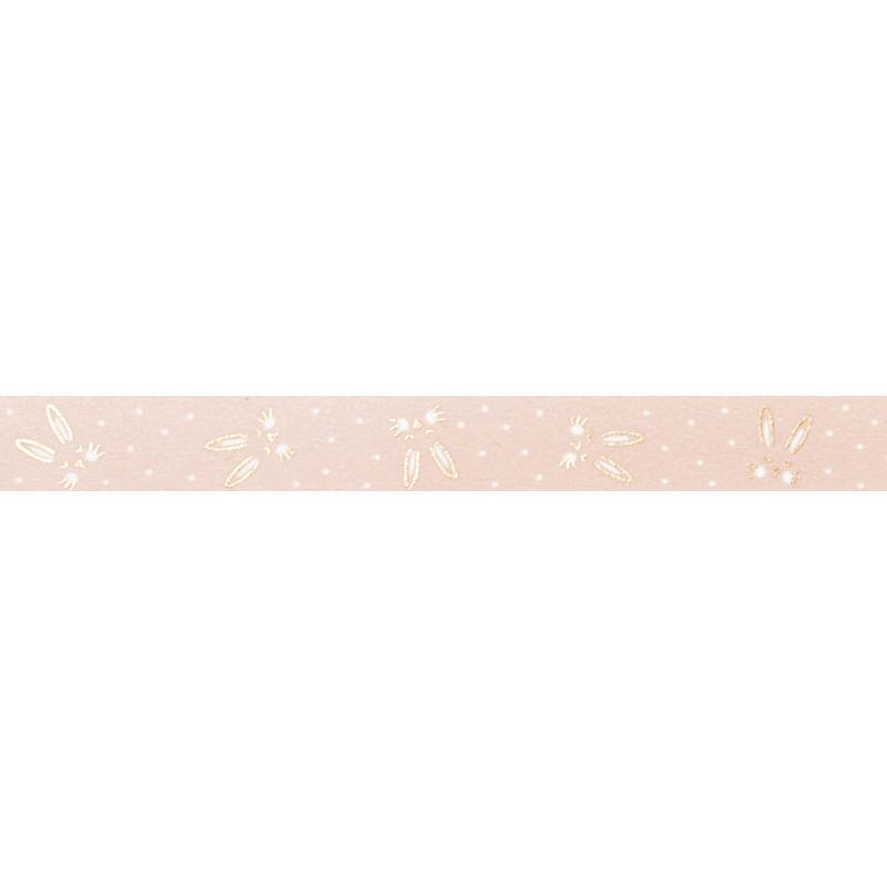folia Deko-Klebeband Washi-Tape HOTFOIL ROSEGOLD Osterhase