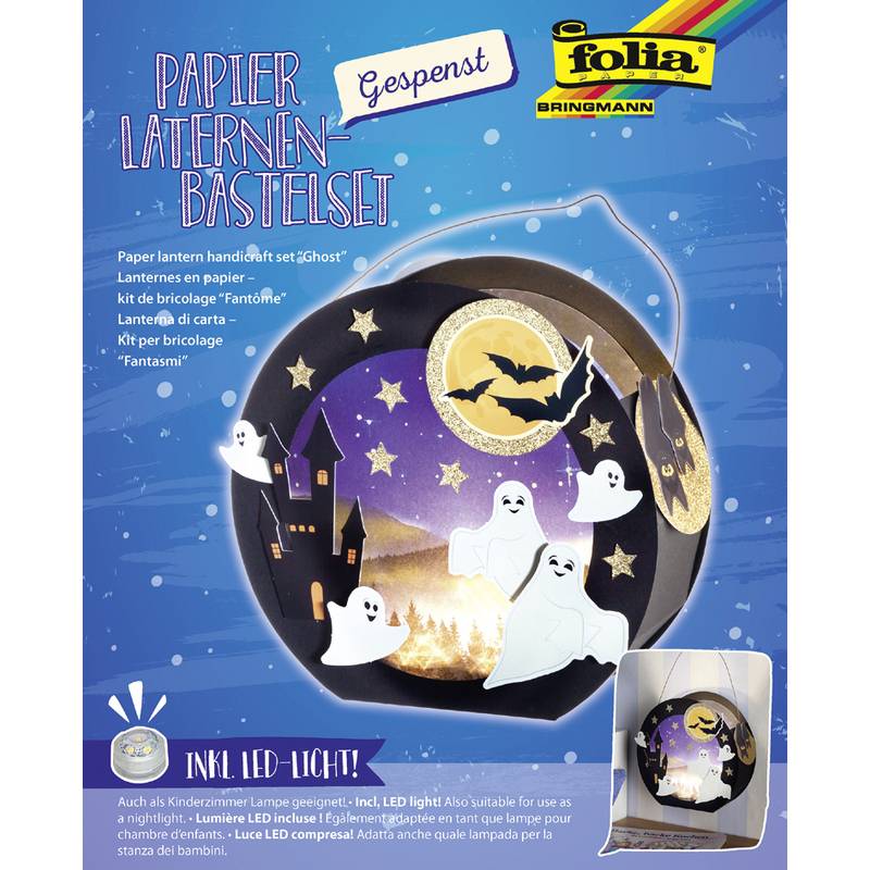 Papier Laternen Bastelset – Gespenst