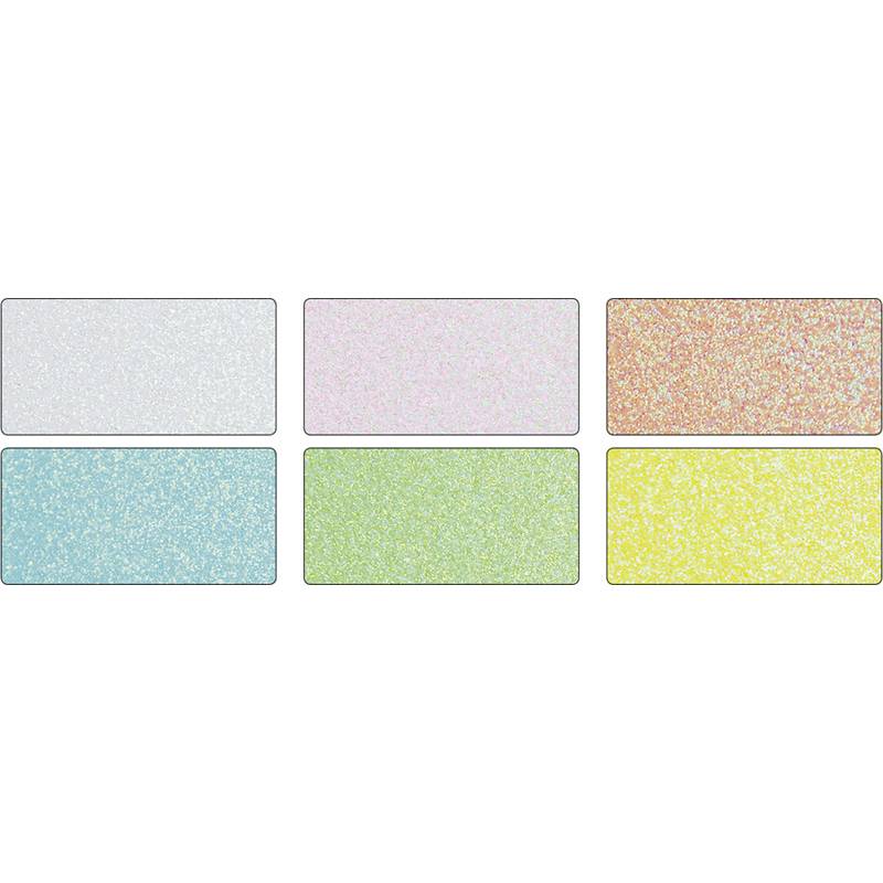 folia Glitterkarton-Block "Pastell", 170 x 245 mm, 300 g/qm