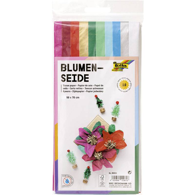 folia Seidenpapier "Xmas", (B)500 x (H)700 mm, 20 g/qm