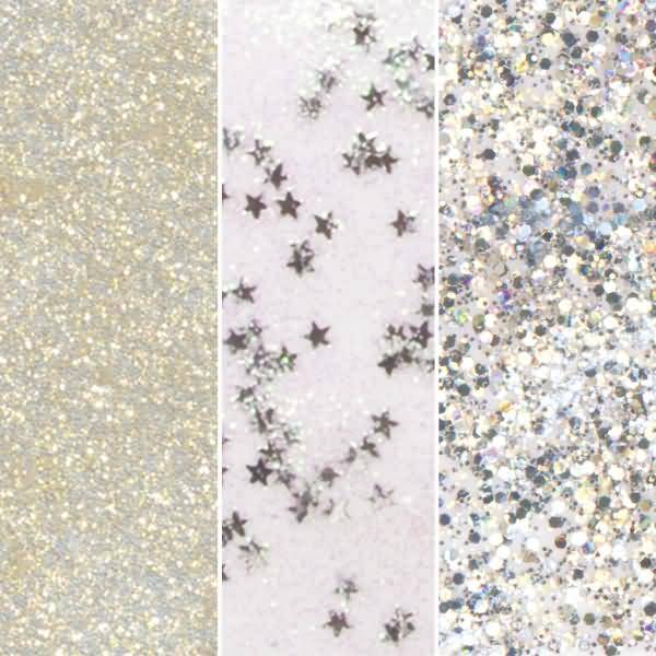Glitterfarbe Glue Set 3x30ml Space