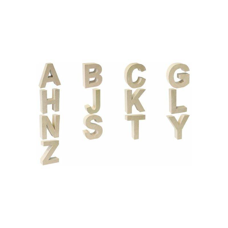 KNORR prandell 3D-Buchstabe "A", Pappmaché, 175 x 55 mm