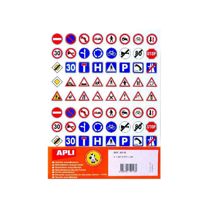APLI kids Sticker "Verkehrsgesetze"