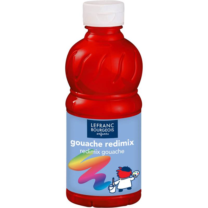 Eine rote Plastikflasche mit der Aufschrift 