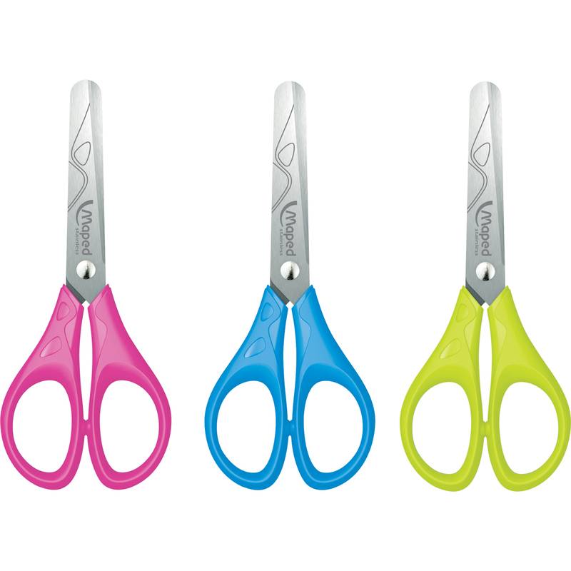 Maped Bastelschere Essentials, rund, Länge: 130 mm