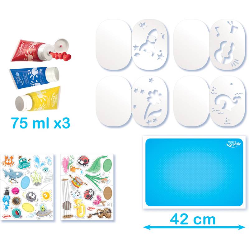 Maped Creativ my first Fingerfarbe-Set, 10-teilig