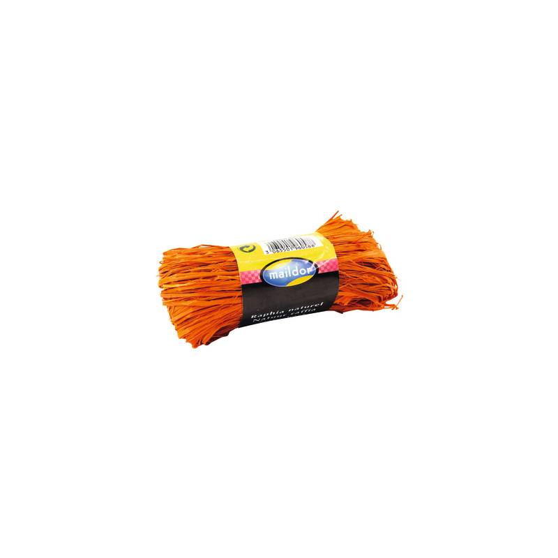 Clairefontaine Raffia-Naturbast, orange