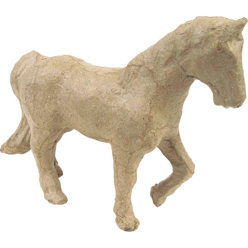 décopatch Pappmaché-Figur "Pferd", 110 mm