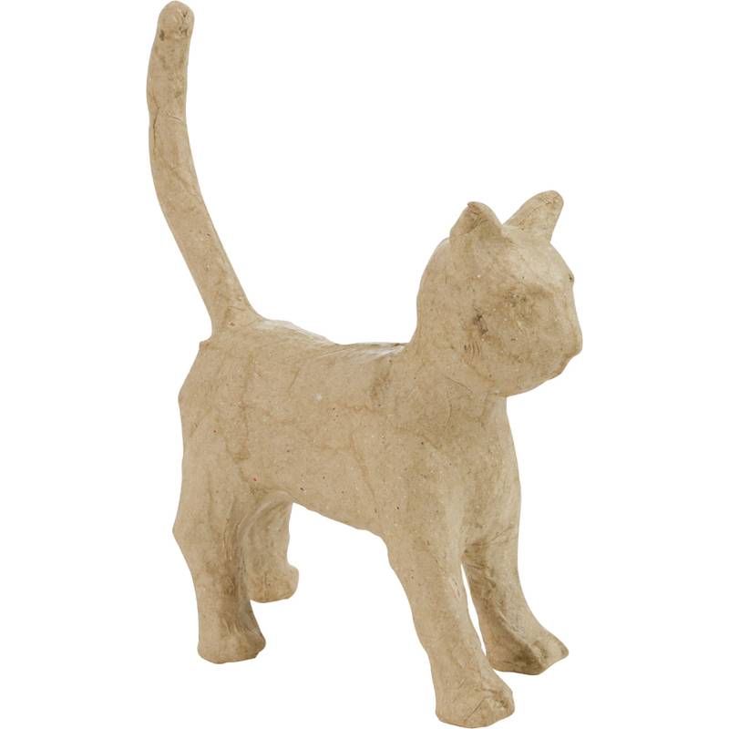 décopatch Pappmaché-Figur "Katze", 130 mm