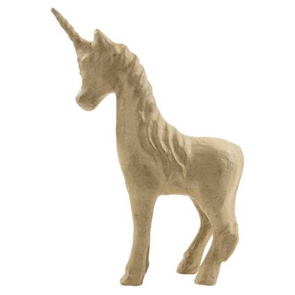 décopatch Pappmaché-Figur "Einhorn 3", 210 mm