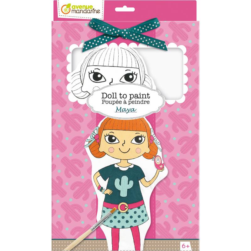 avenue mandarine Ausmal-Puppe "Maya"