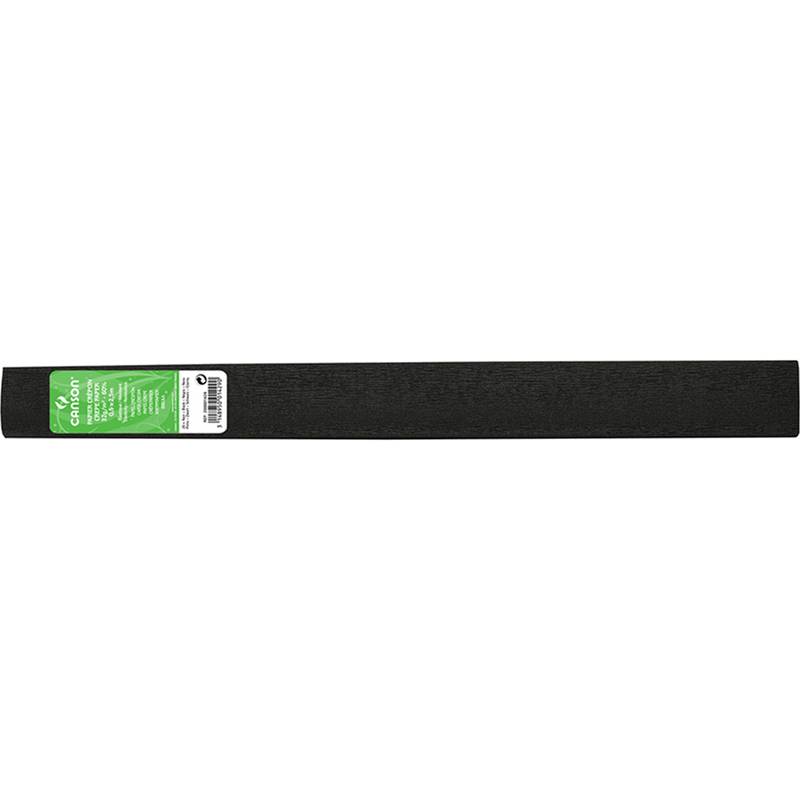 CANSON Krepppapier-Rolle, 32 g/qm, Farbe: schwarz (29)