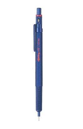 Rotring Feinminenstift 600 Metallic 0.5mm, Blau, Metall, HB, 0,5 mm, Hexagonal, Metall