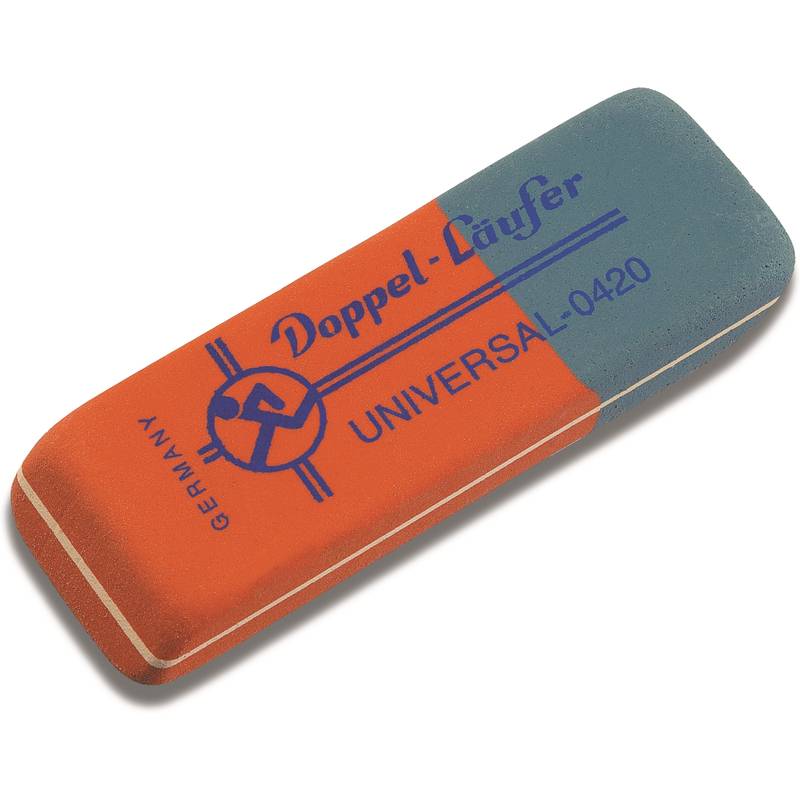 Läufer Naturkautschuk-Radierer DOPPEL-Läufer UNIVERSAL