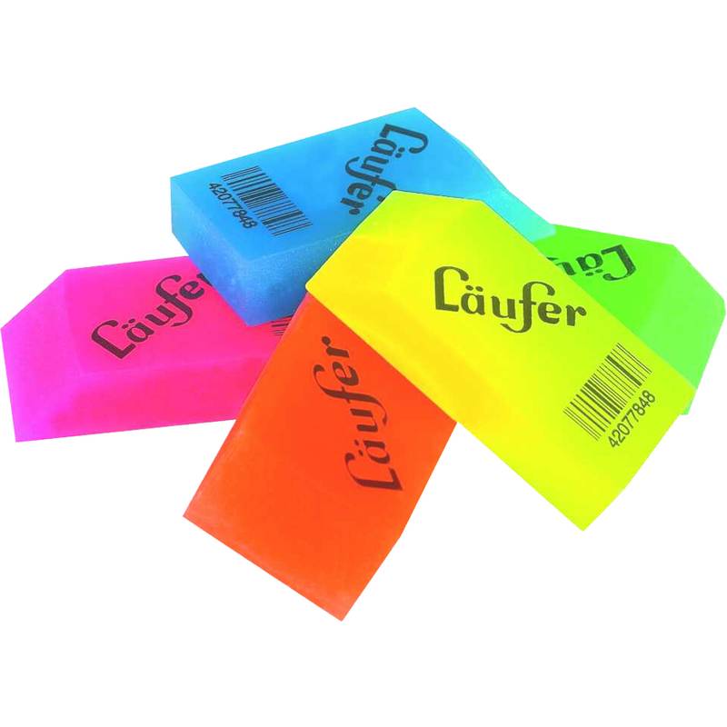 Läufer Kunststoff-Radierer Transluzent, sortiert